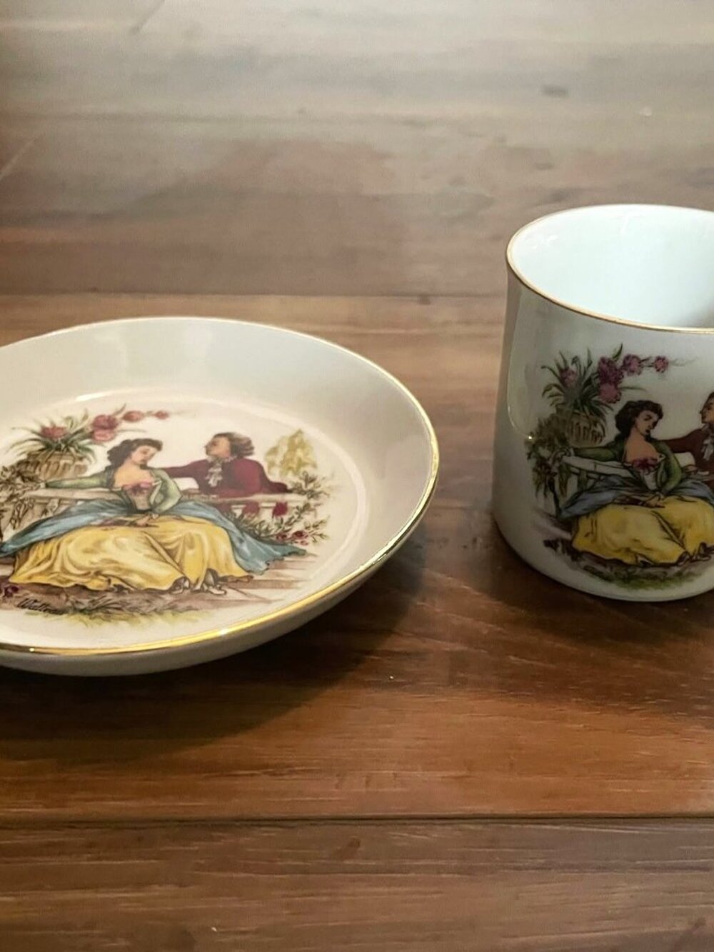 Vintage Bareuther Waldsassen Bavaria Germany Porcelain Cup & Saucer SHIPS FREE
